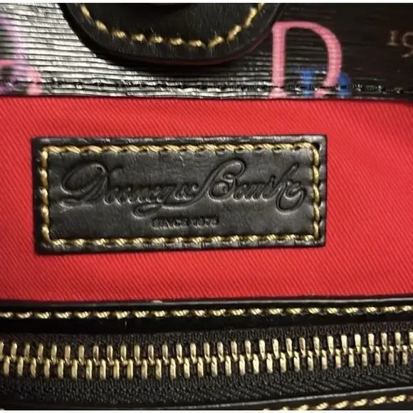 Dooney & Bourke Handbag DB75 Multi Small Flynn Shoulder Bag Black - Picture 11 of 11